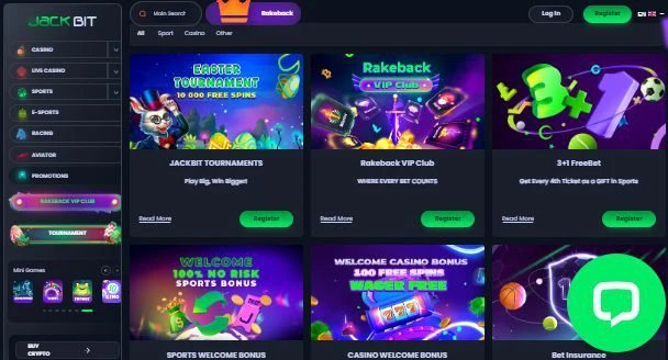 Jackbit Casino UK: Quick Login, Big Bonus, Easy Registration